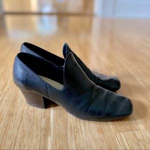 Lemaire Black Soft Loafer Heels